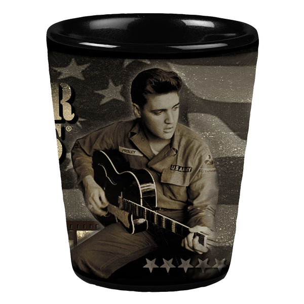Graceland Major Elvis Fan Shot Glass