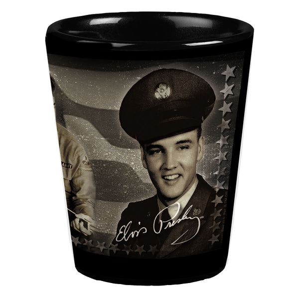 graceland Major Elvis Fan Shot Glass