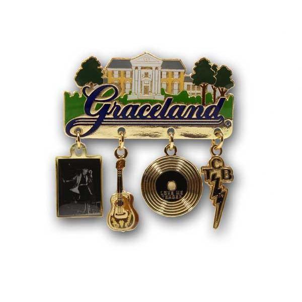 graceland Graceland Mansion Multi Charm Dangle Magnet