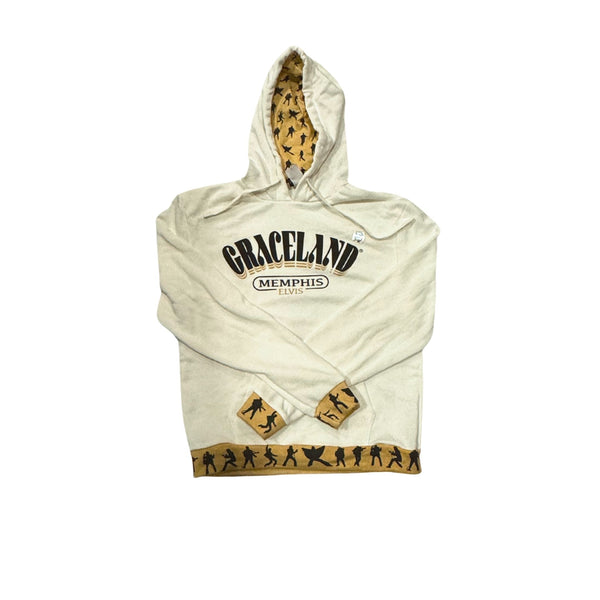 Graceland Graceland Memphis Elvis Silhouette Pullover Hoodie