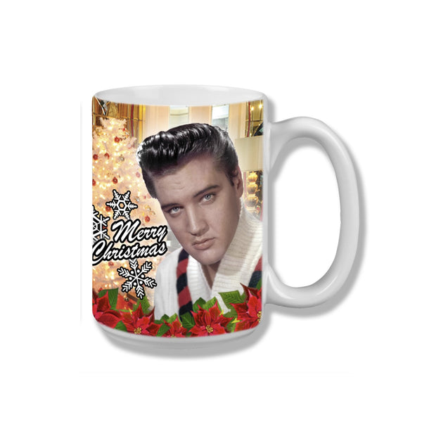 graceland Merry Christmas Elvis Coffee Mug