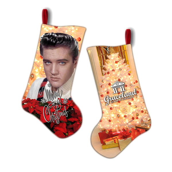 graceland Merry Christmas Elvis Presley Stocking