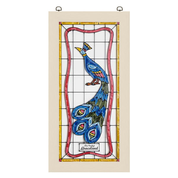 graceland Graceland Peacock Stained Glass - Right Side