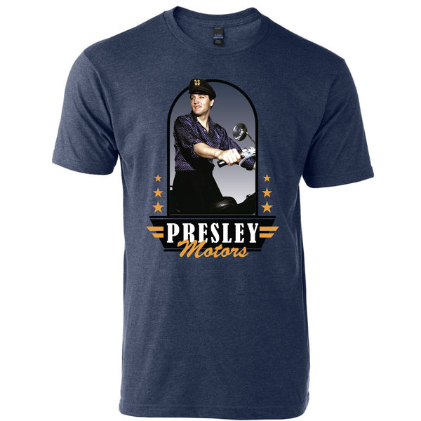 graceland Presley Motors Elvis Portrait T-Shirt