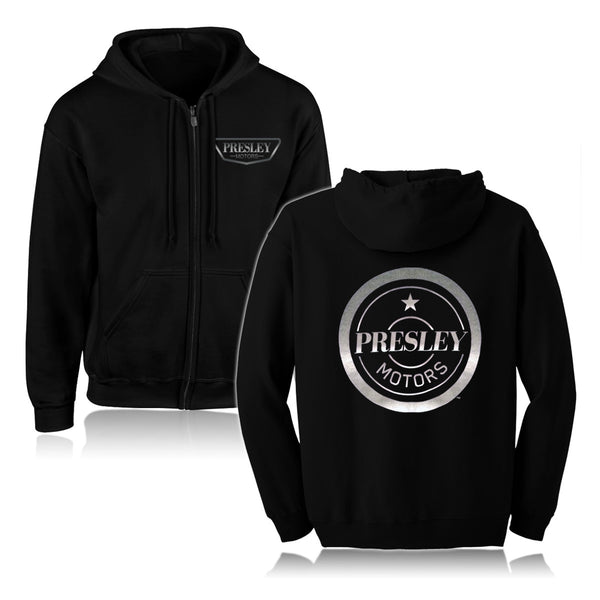 graceland Presley Motors Zip Hoodie