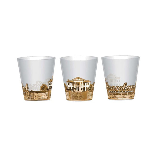 graceland Graceland Shot Glass with Metal Embellished Wrap