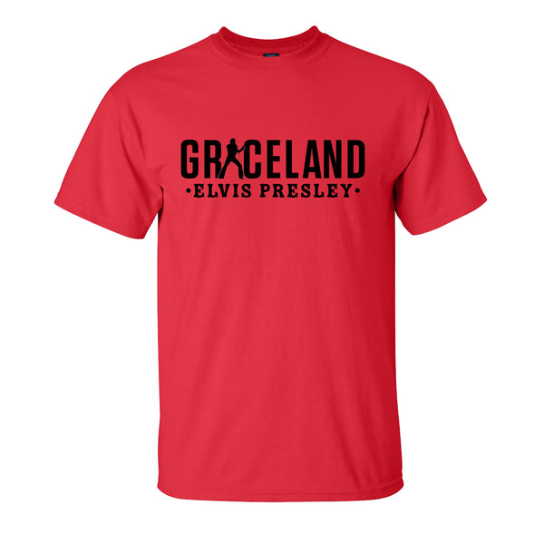 Graceland Graceland Silhouette Elvis Presley T-Shirt