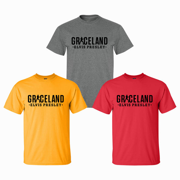 graceland Graceland Silhouette Elvis Presley T-Shirt