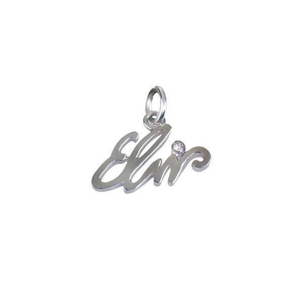 graceland Sterling Silver Elvis Signature Charm