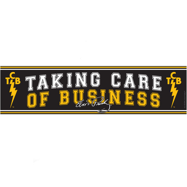 graceland Taking Care of Business Bumper Sticker