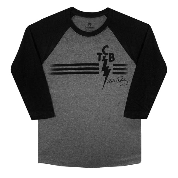graceland TCB Elvis Presley Signature Raglan