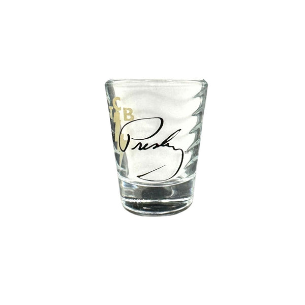 Graceland TCB Elvis Signature Shot Glass