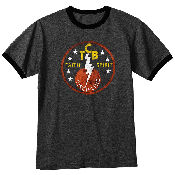 graceland TCB Faith Spirit Ringer T-Shirt