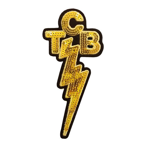graceland TCB Sequin Patch