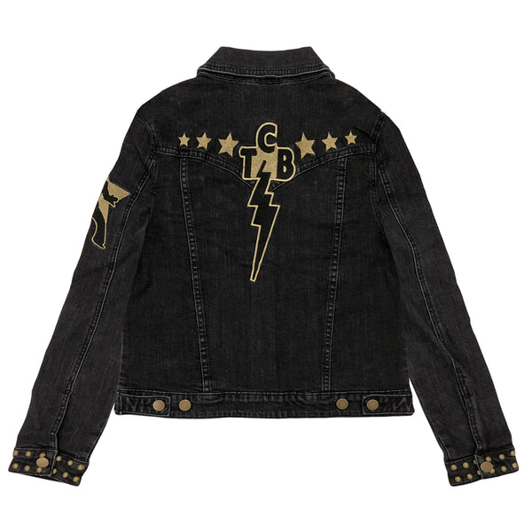 Graceland TCB Studded Women's Denim Jacket