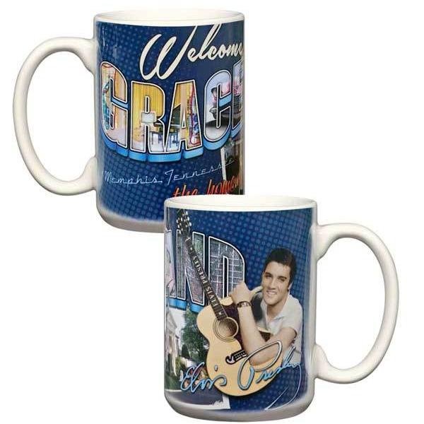 graceland Welcome To Graceland Postcard Coffee Mug