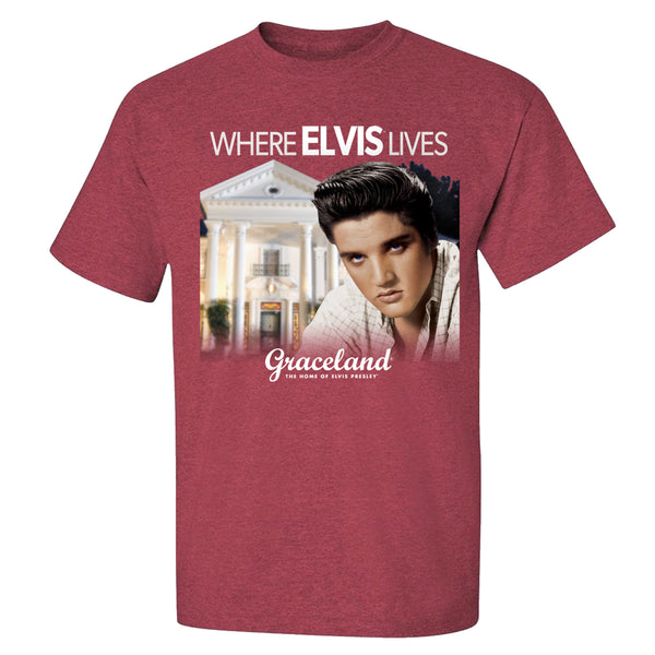 Graceland Where Elvis Lives T-Shirt