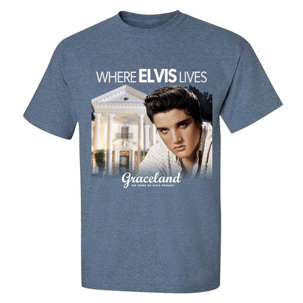 graceland Where Elvis Lives T-Shirt