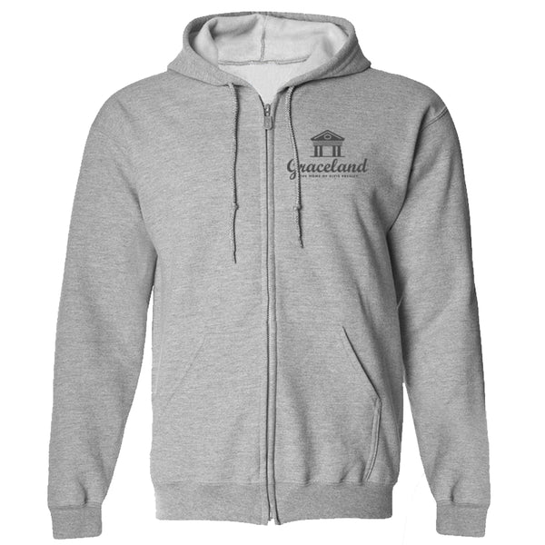 Graceland Where Elvis Lives Zip Hoodie