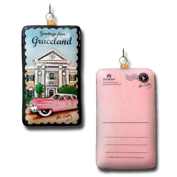 graceland Greetings from Graceland Postcard Ornament