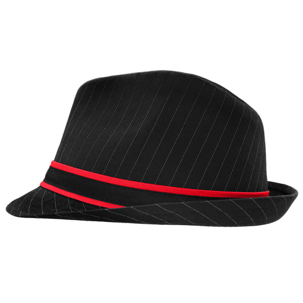 Graceland Jailhouse Rock Silhouette Pinstripe Fedora