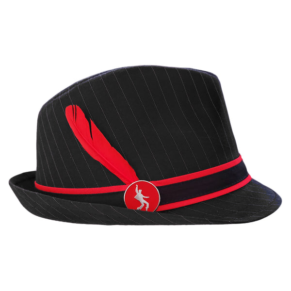 graceland Jailhouse Rock Silhouette Pinstripe Fedora