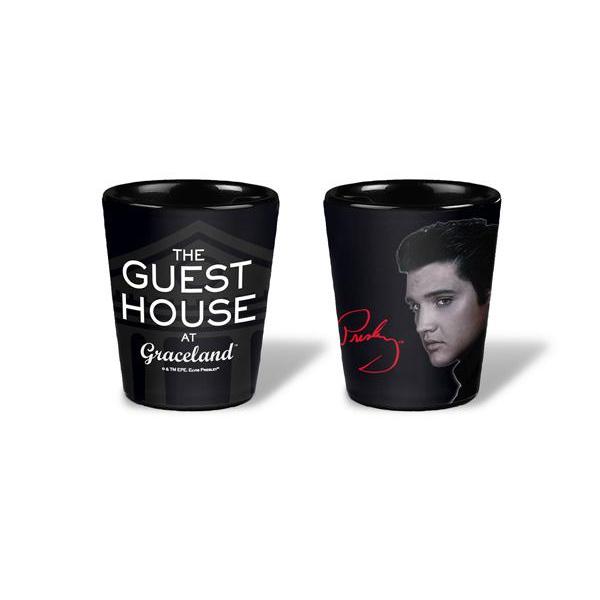 graceland The Guest House At Graceland 50's Portrait Shot Glass