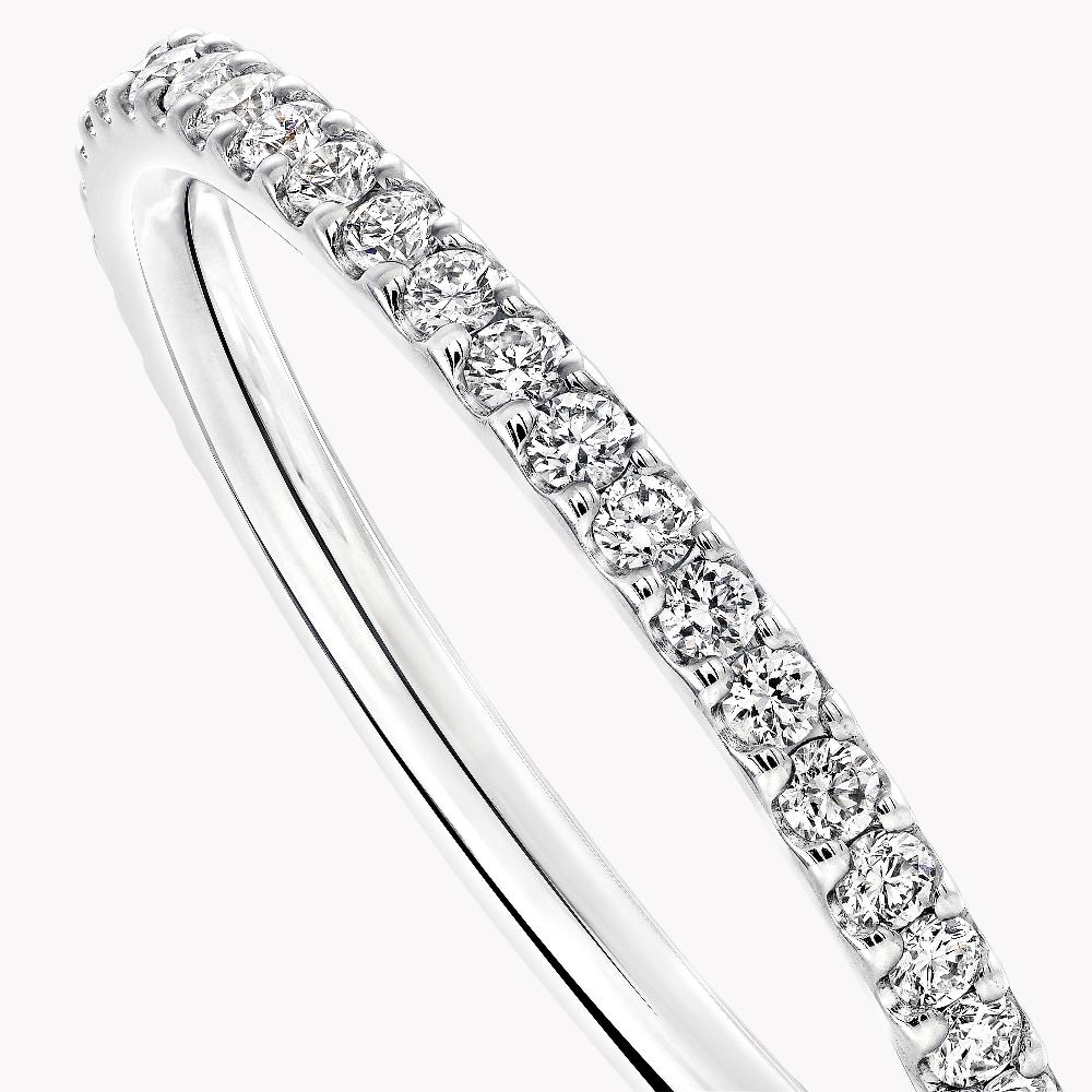 Graff Fragrances Castle Set Round Diamond Wedding Band