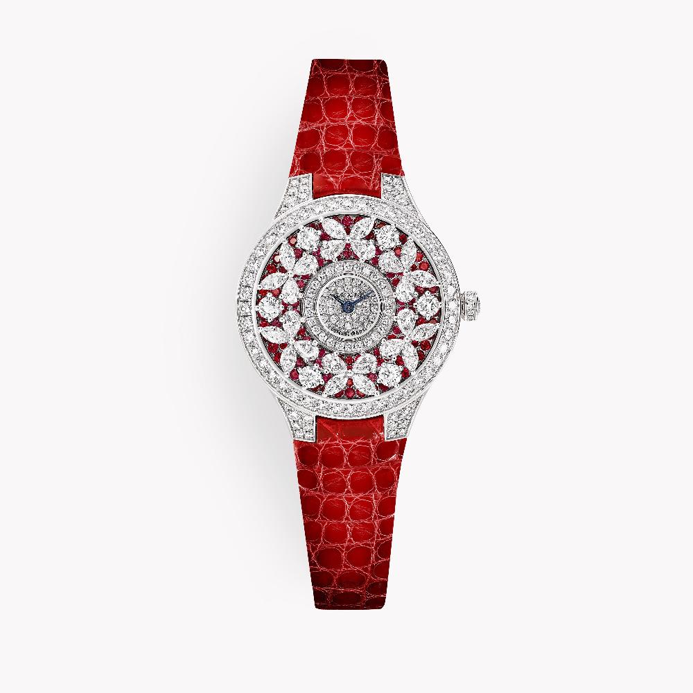 graff fragrances Classic Butterfly Diamond and Ruby Watch