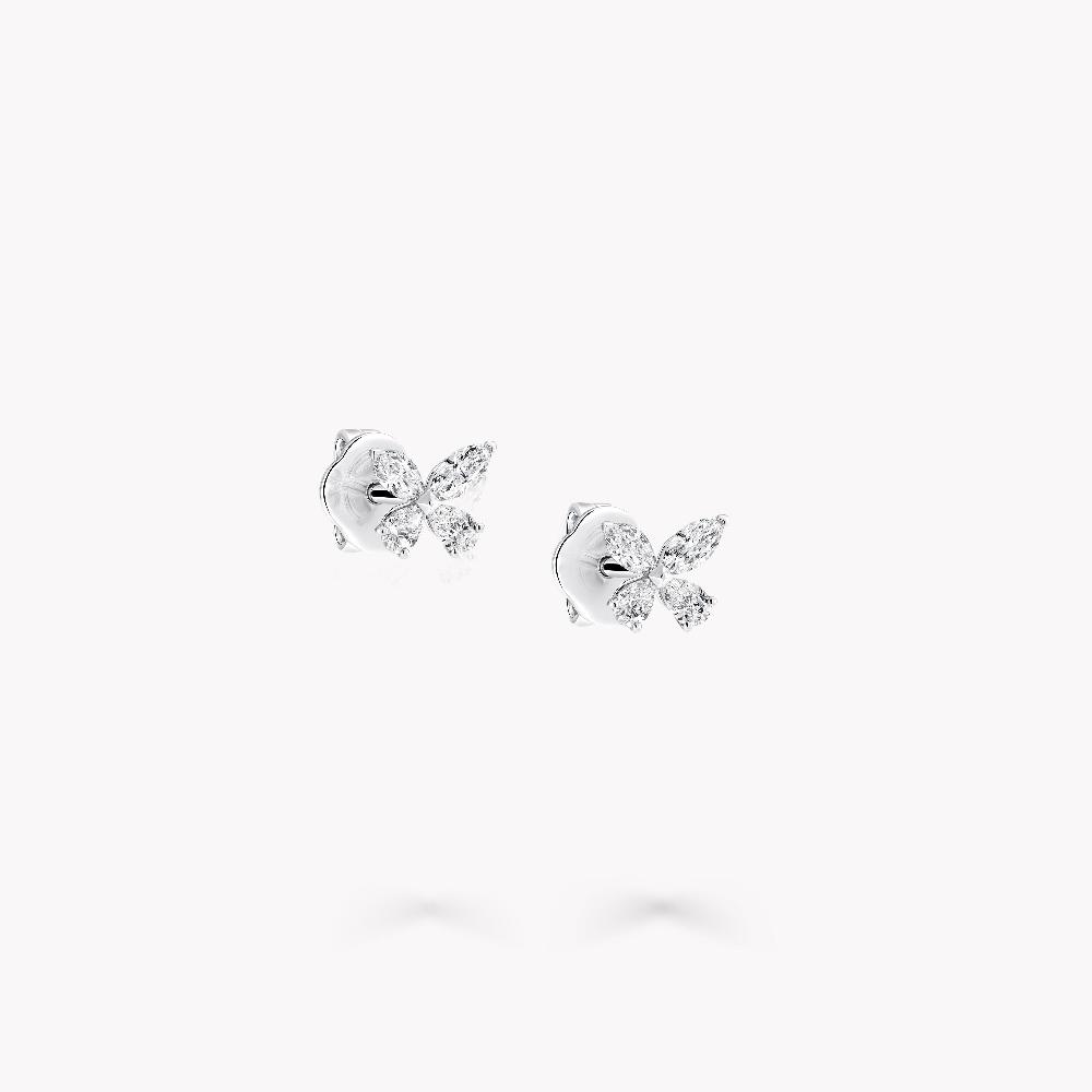 Graff Fragrances Classic Butterfly Diamond Petite Stud Earrings
