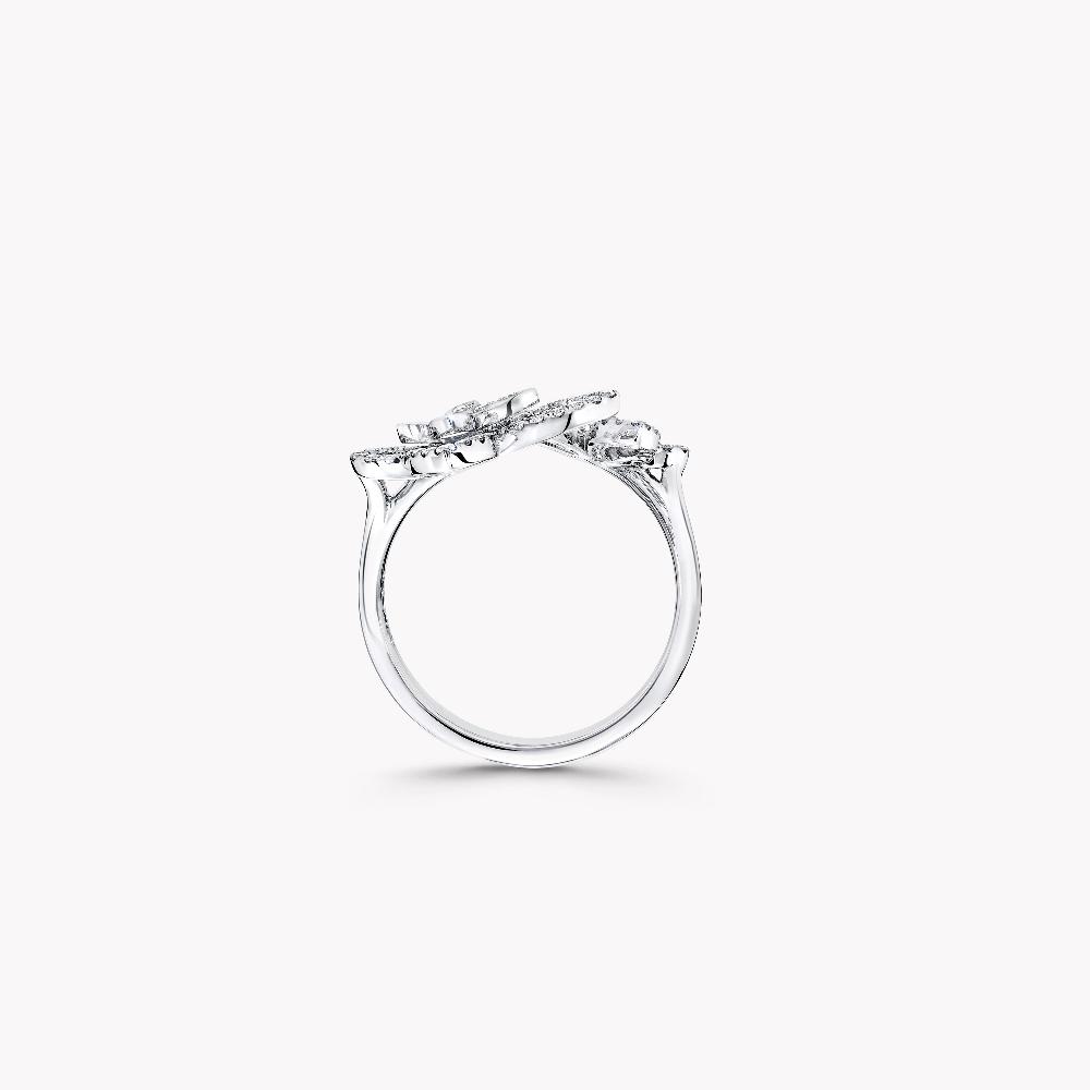 Graff Fragrances Double Butterfly Silhouette Diamond Ring