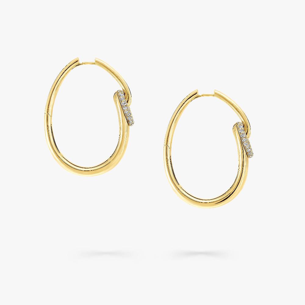 Graff Fragrances Be Together Diamond Hoop Earrings