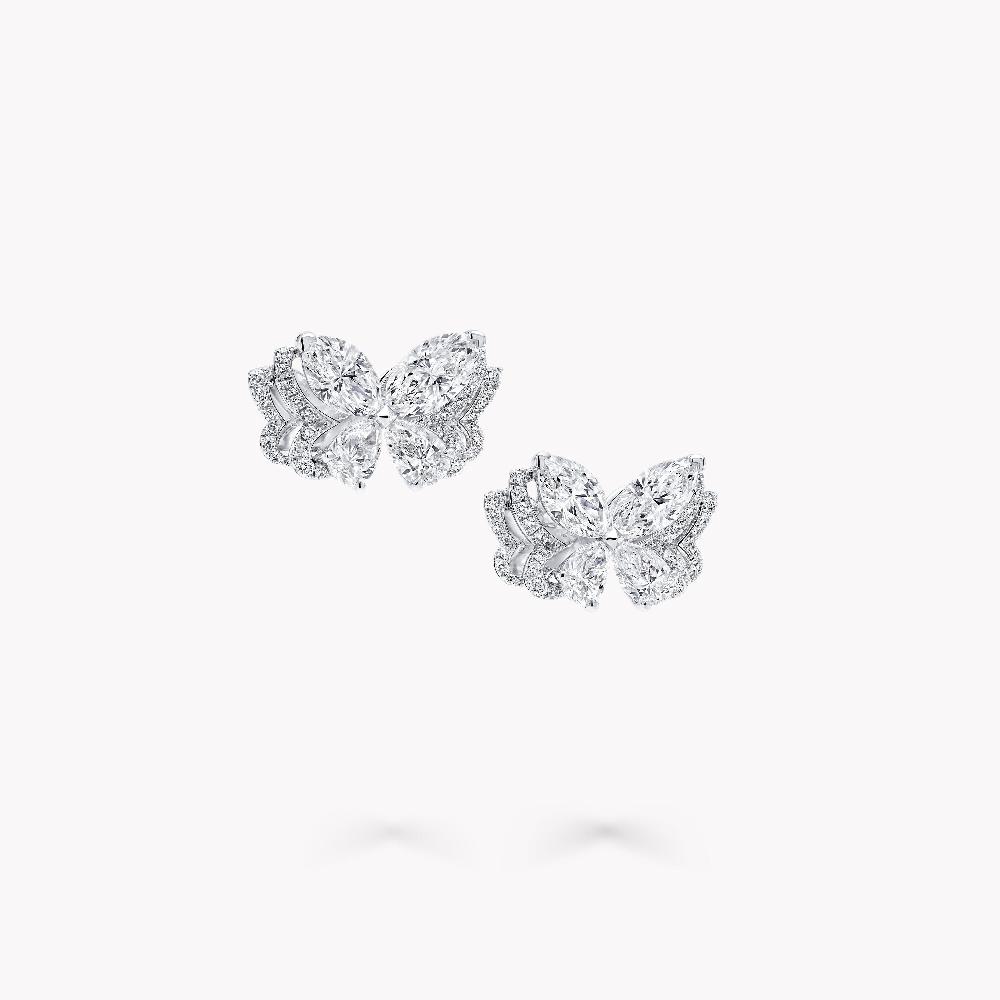 Graff Fragrances Butterfly Diamond Earrings