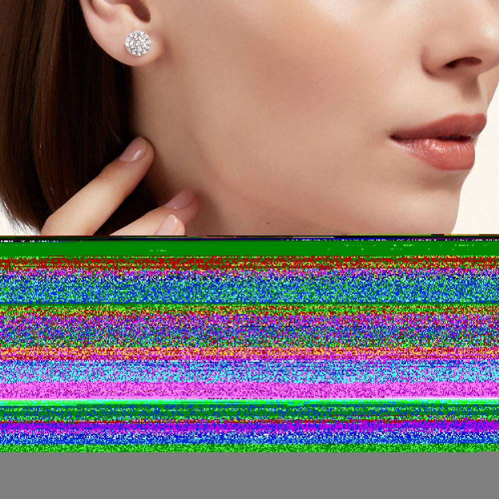 Graff Fragrances Icon Round Diamond Stud Earrings