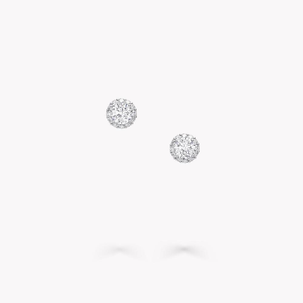 graff fragrances Icon Round Diamond Stud Earrings