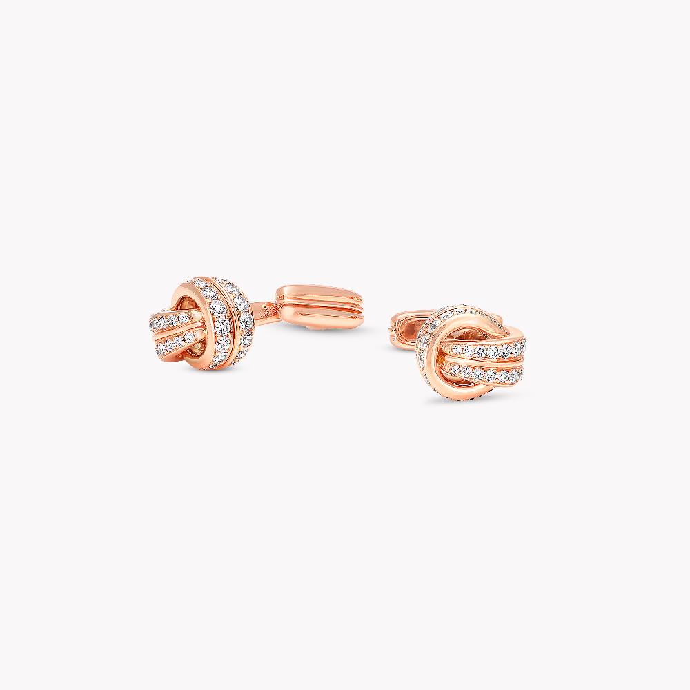 graff fragrances Love Knot Diamond Cufflinks