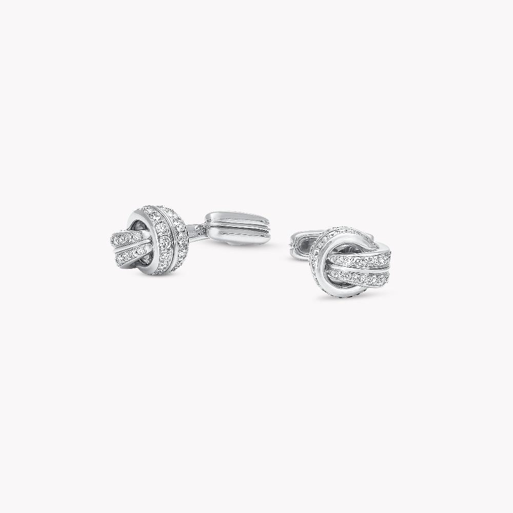 graff fragrances Love Knot Diamond Cufflinks