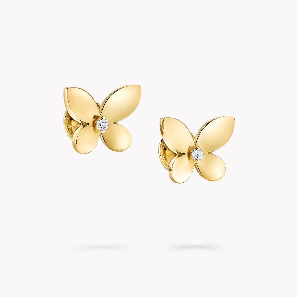 Graff Fragrances Mini Butterfly Stud Earrings