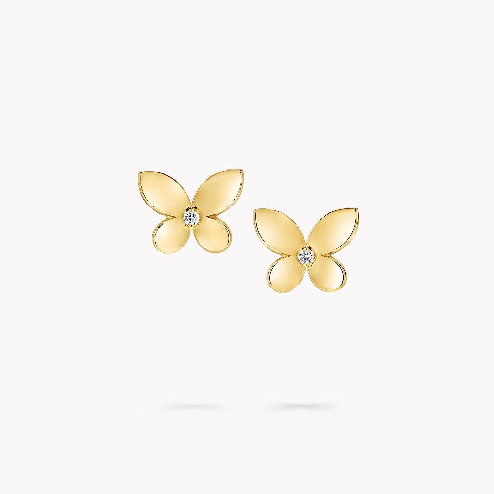 graff fragrances Mini Butterfly Stud Earrings