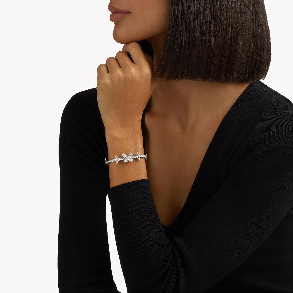 Graff Fragrances Pavé Butterfly Diamond Bracelet