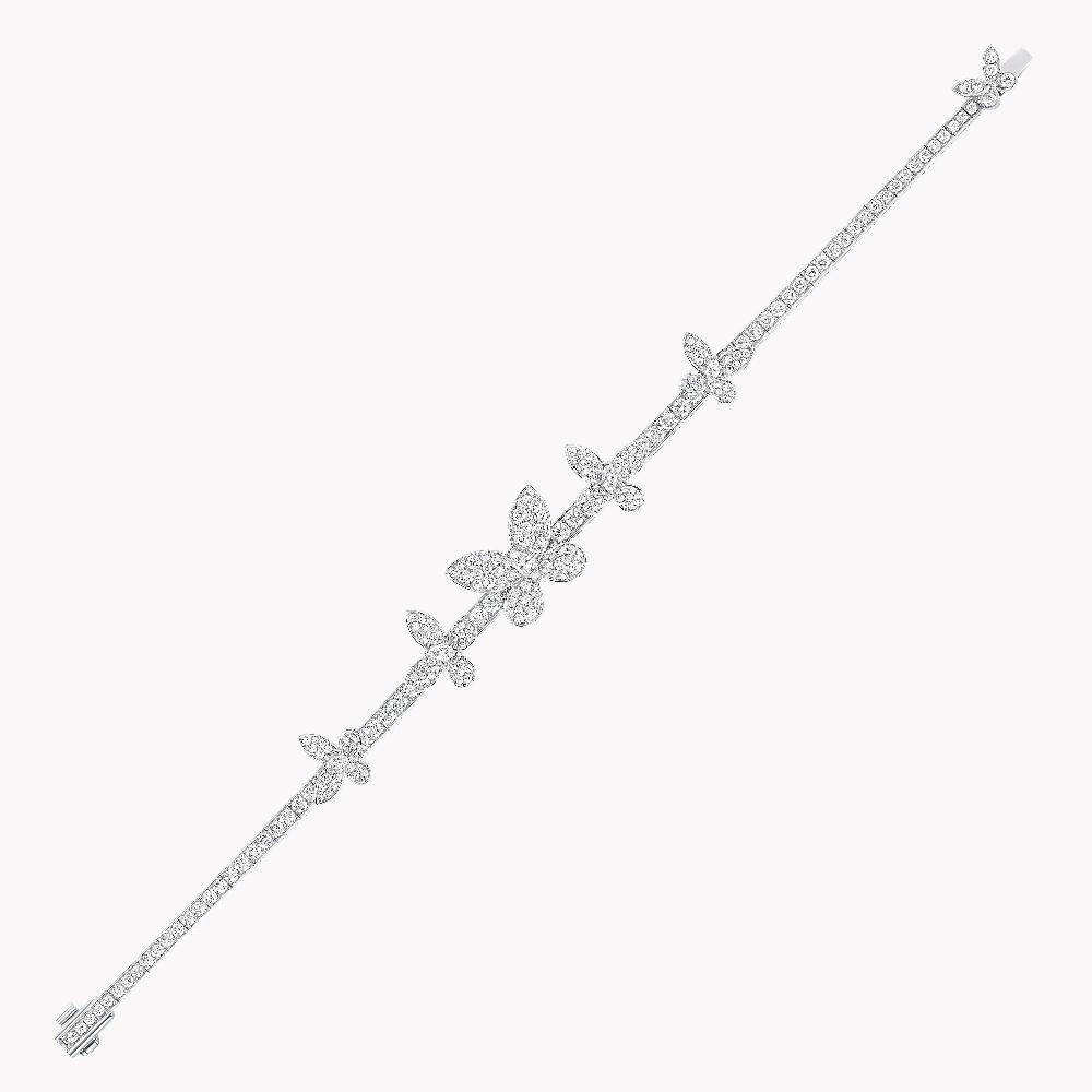 Graff Fragrances Pavé Butterfly Diamond Bracelet