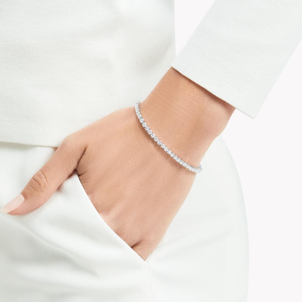 Graff Fragrances Round Diamond Slim Bracelet