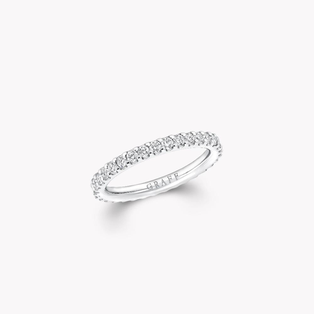 graff fragrances Round Diamond Wedding Band