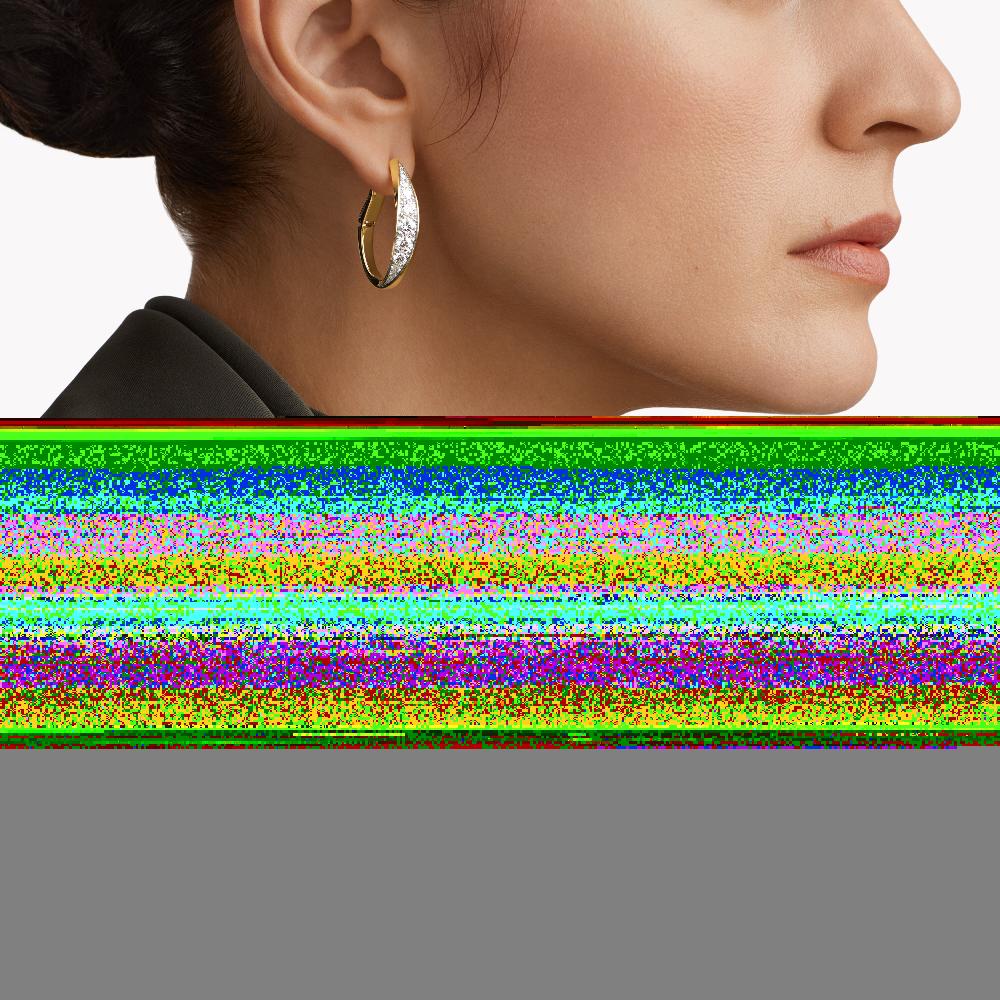 Graff Fragrances Spiral Diamond Earrings