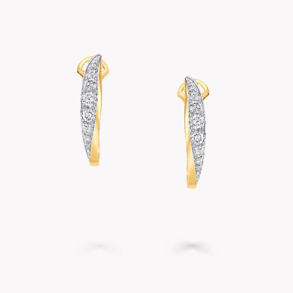 Graff Fragrances Spiral Diamond Earrings