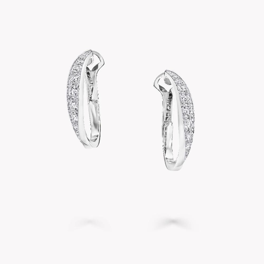 graff fragrances Spiral Diamond Earrings