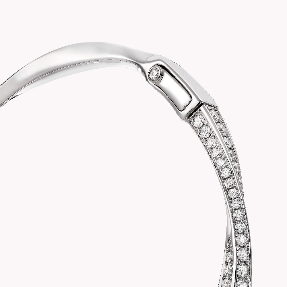Graff Fragrances Spiral Pavé Diamond Bangle