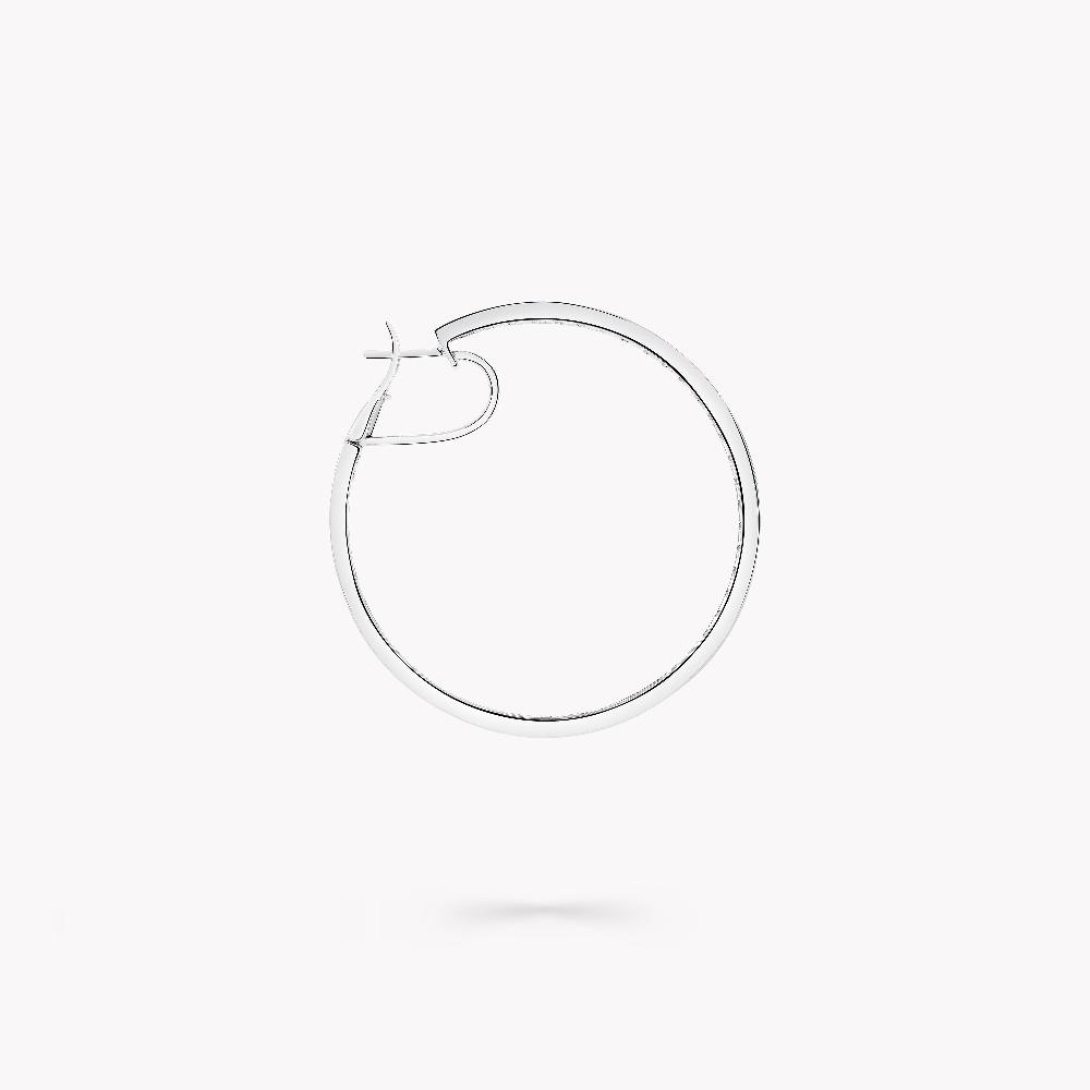 Graff Fragrances Square Cut Diamond Hoop Earrings