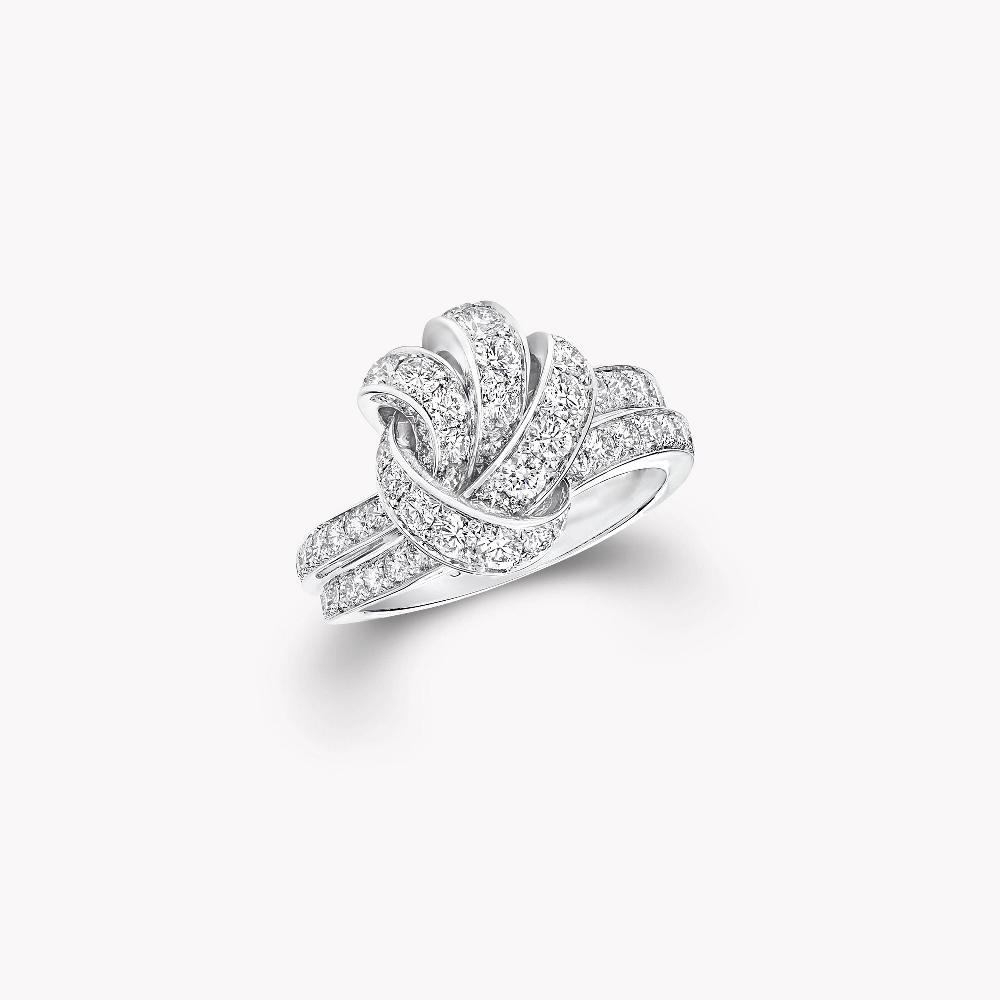 graff fragrances Tilda’s Bow Pavé Diamond Ring