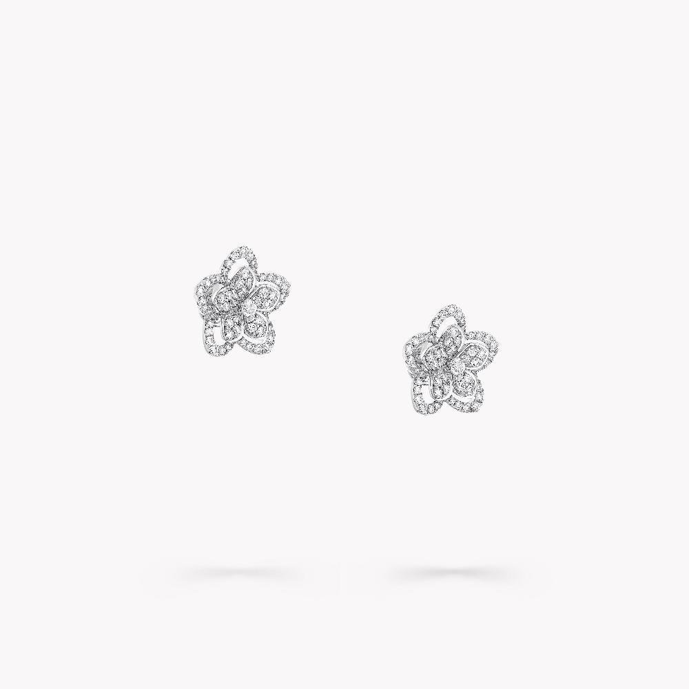 Graff Fragrances Wild Flower Diamond Stud Earrings